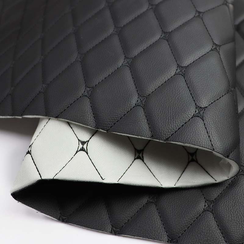 ผ้าหุ้มเบาะนั่งรถยนต์แบบเย็บด้วยโฟมคอมโพสิตหนัง PVC