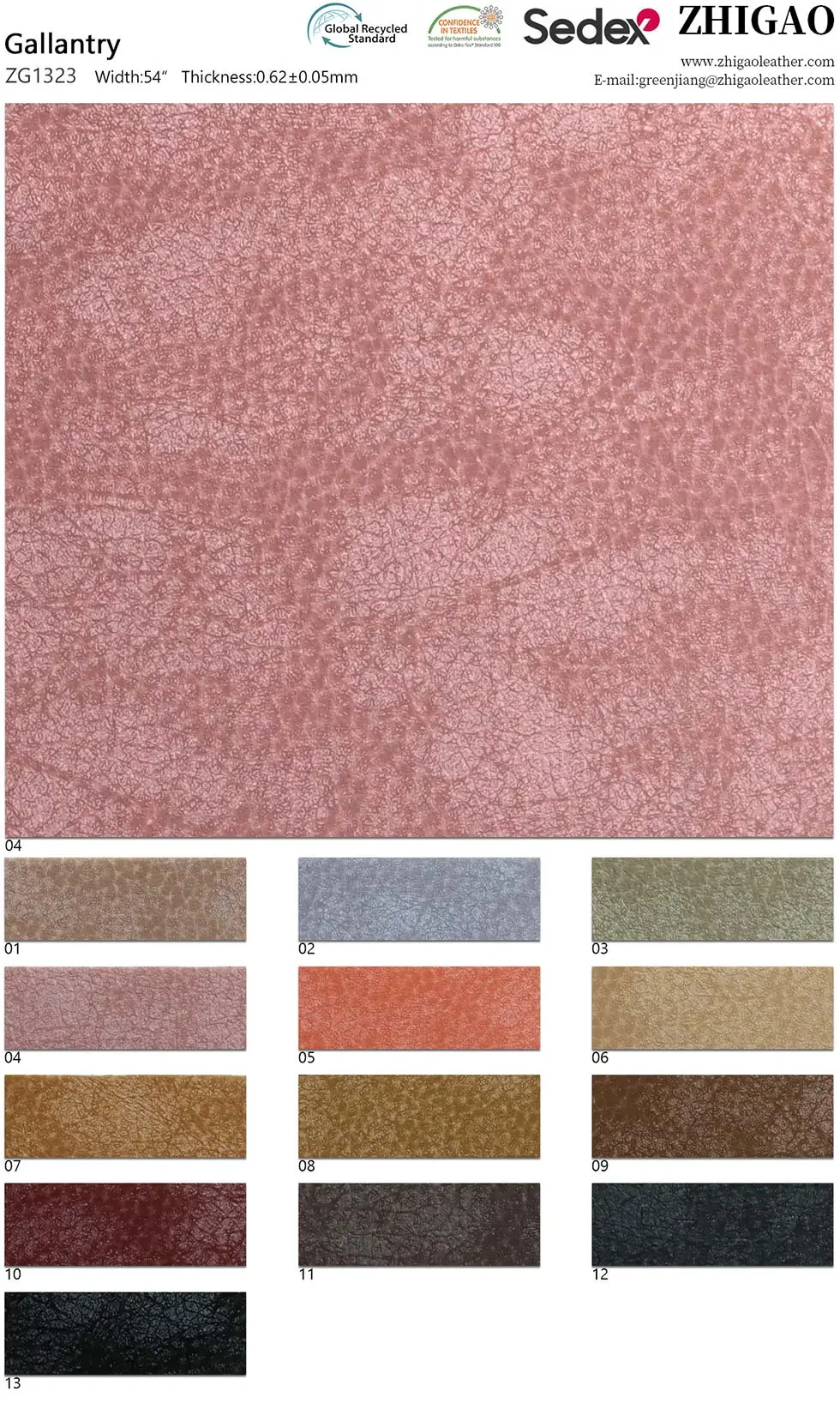 Velvet PU Faux Leather Soft Garment Material